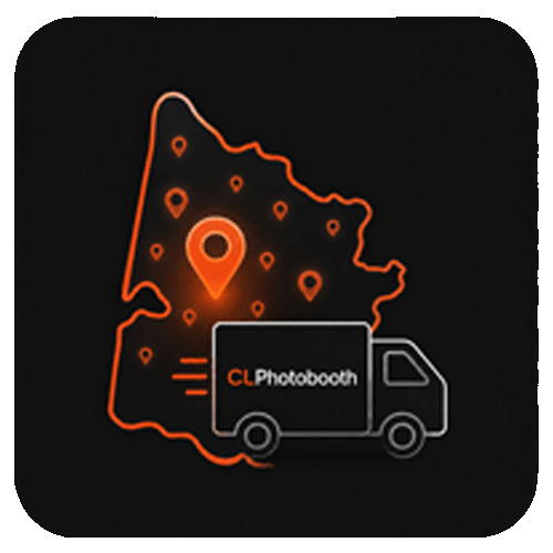 Livraison et installation du photobooth sur le lieu de votre événement